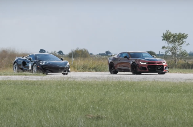 Hennessey Exorcist ZL1 Camaro Takes On McLaren 600LT