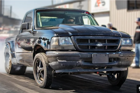 VIDEO: Jay Lee Stuffed A 600HP 6BT Cummins Into A Drag Ford Ranger!