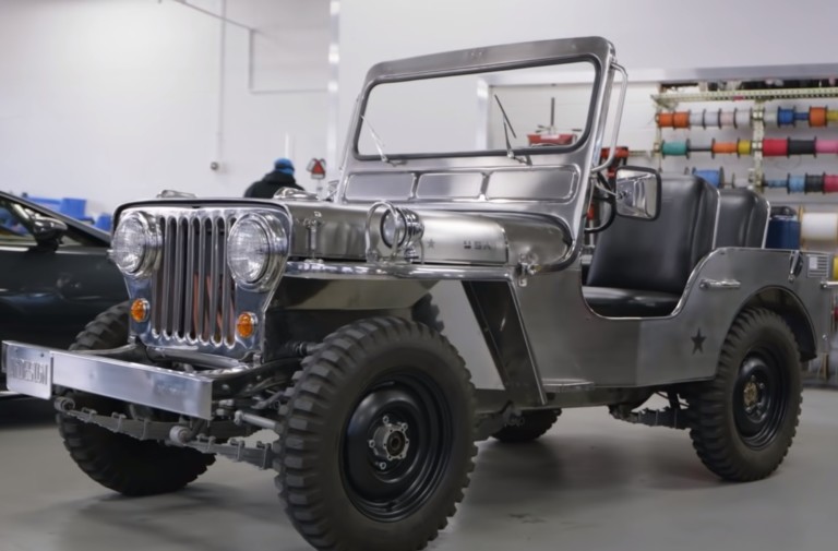 Get Behind The Wheel Of This All-Electric Willys Jeep