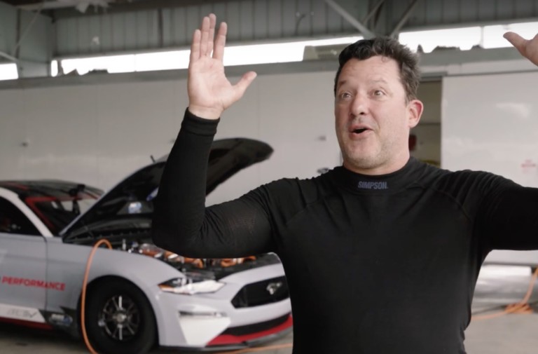 Tony Stewart Will Drive All-Electric Mustang Cobra Jet At Pomona