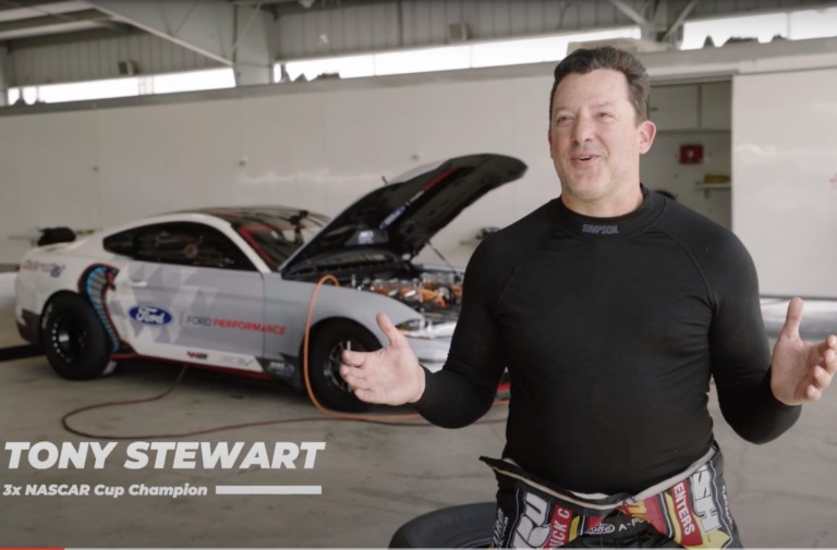 Tony Stewart Will Drive All-Electric Mustang Cobra Jet At Pomona