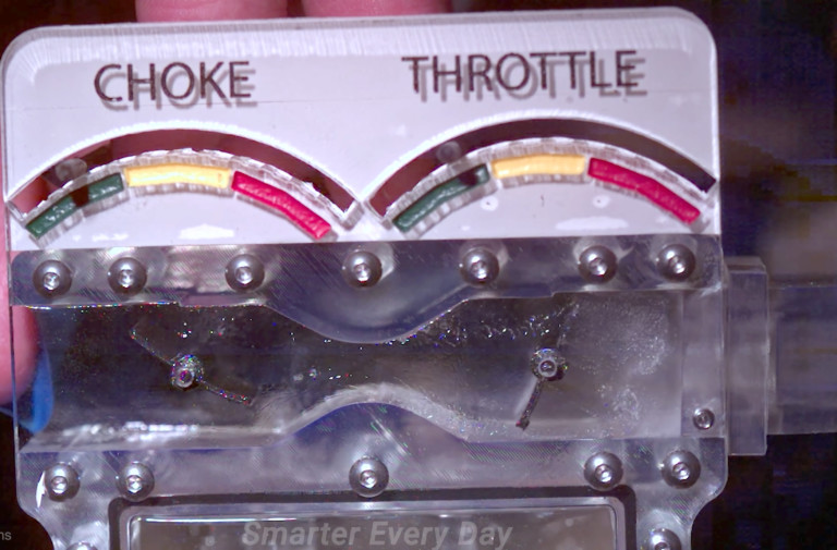 Video: Seeing Inside Of A Working Carburetor In Slow Motion