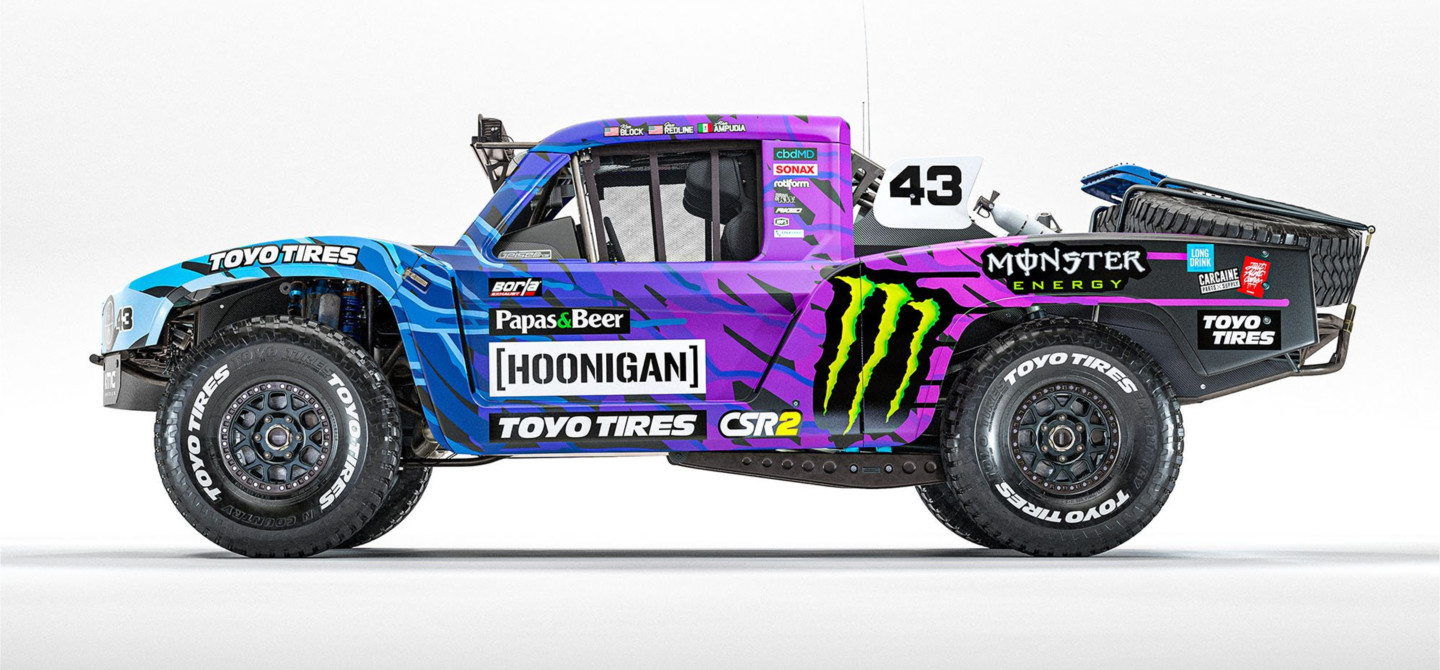 Ken Block 1,100HP Trophy Truck Livery Reveal