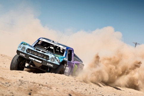 Ken Block Races Hoonigan Trophy Truck Against His Subaru Rally Racer