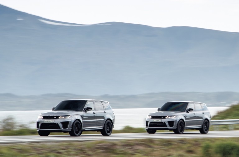 James Bond Behind The Scenes: Range Rover Sport SVR Takes Flight