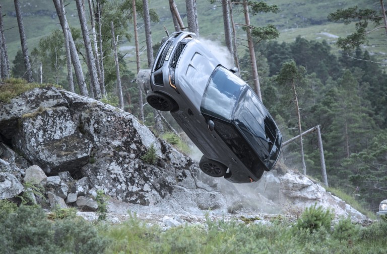 James Bond Behind The Scenes: Range Rover Sport SVR Takes Flight