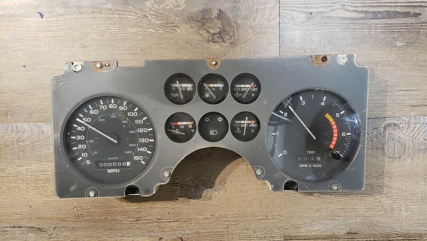 corvette dash