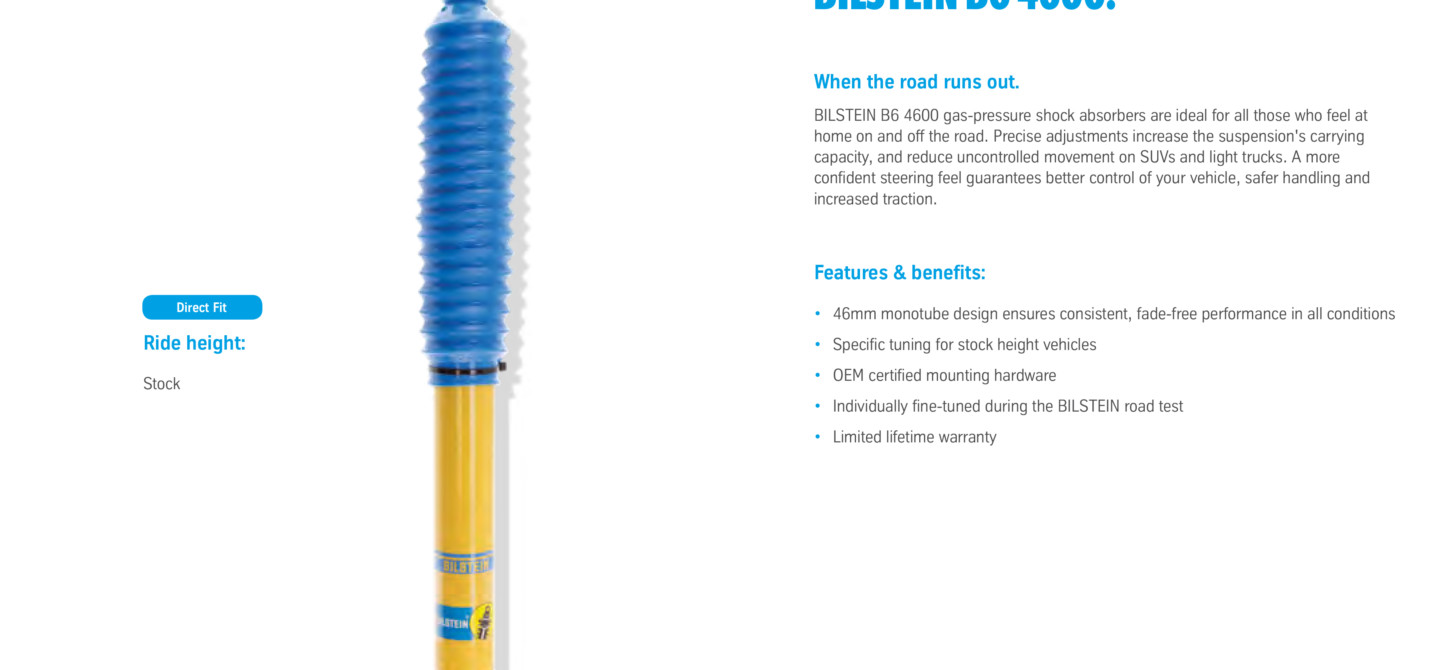Bilstein Off-Road 4600