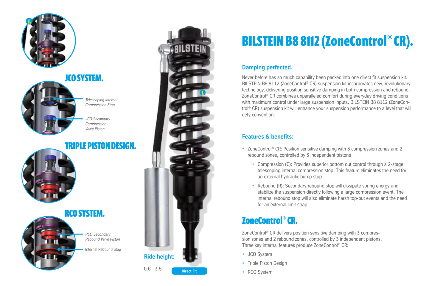 Bilstein Off-Road 8112 Zone Control