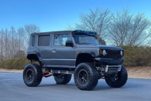 Stretched Suzuki Jimny Modified Into a 5-Door Mini Monster Truck