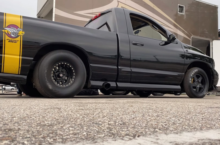 Andrew Makkinga's 8-Second Dodge Pickup Is A Record Setting Beast