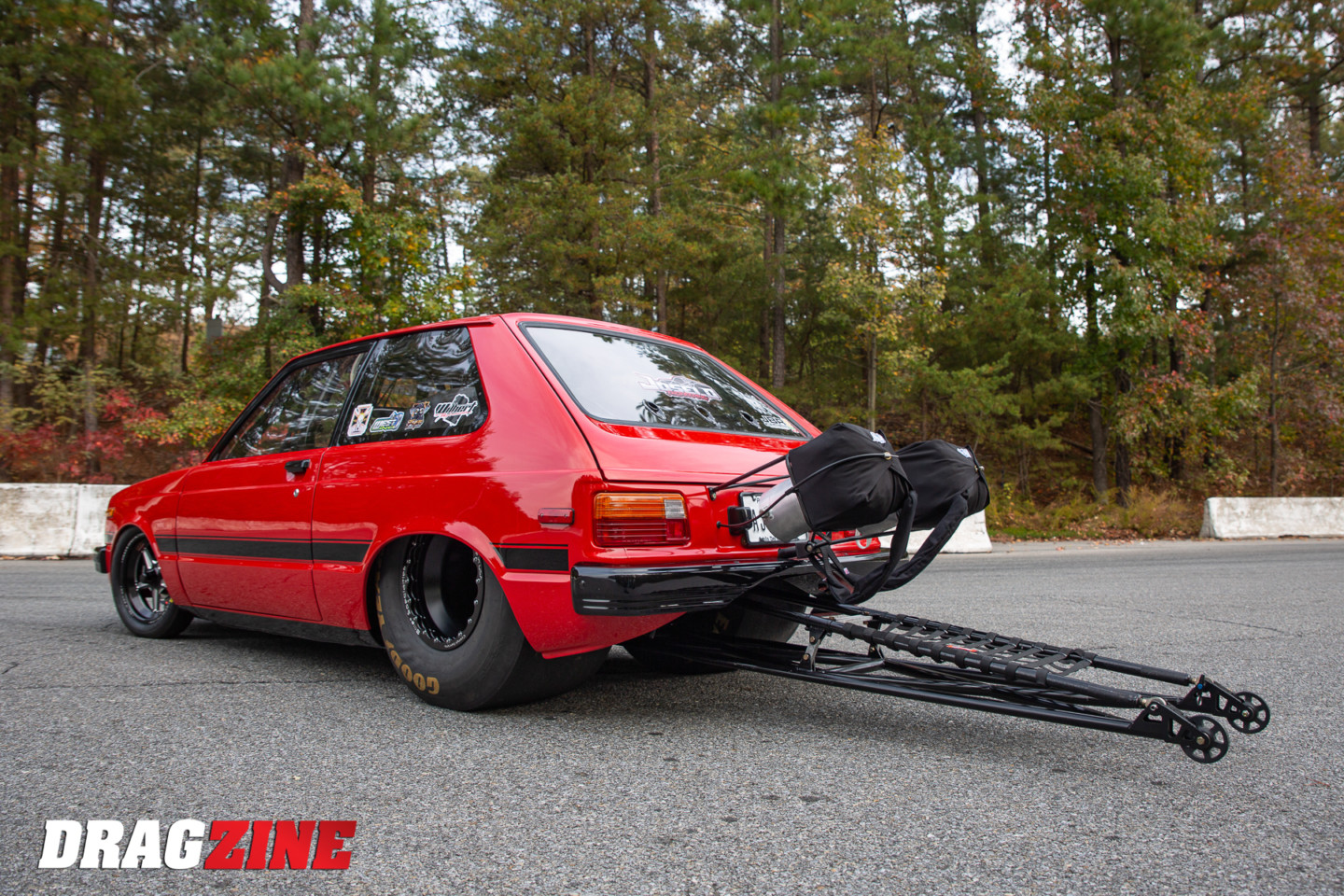 Cynthia Starr - Jose Torres Rotary-powered 1981 Toyota Starlet rear view