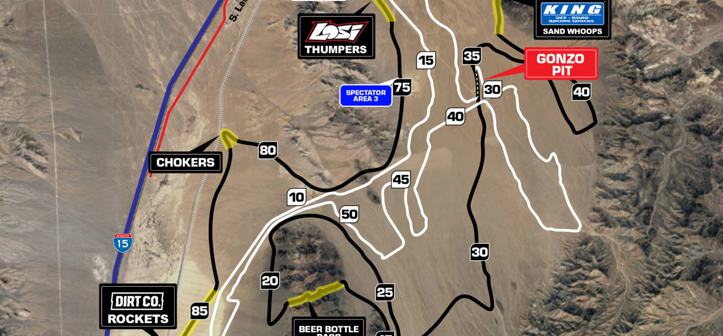 2022 Mint 400 Map