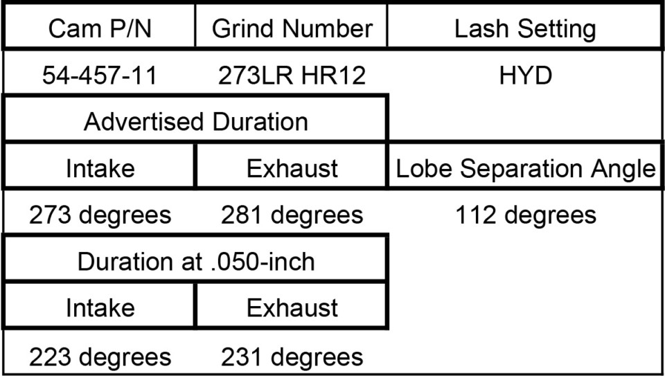 54-457-11 camshaft