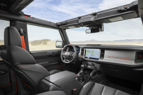Bronco Raptor Brings G.O.A.T. Modes To Life On Its 12-inch Dash