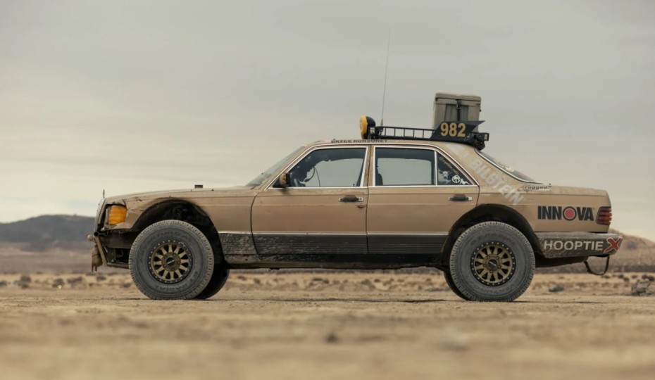 Champaign And Diesel Soot: The Gambler 500 Mercedes 300SD Is Back!