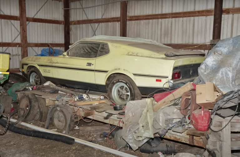 Ford Boss 351 Mustang Found In Barn After Sitting For Decades