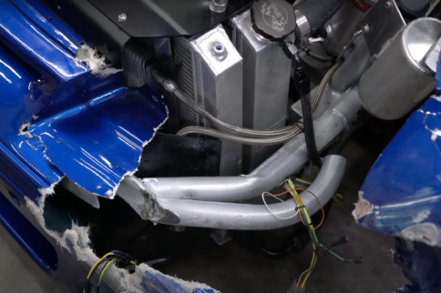 High Horsepower Supercharged 7.3L “Foxzilla” Crashes On Track