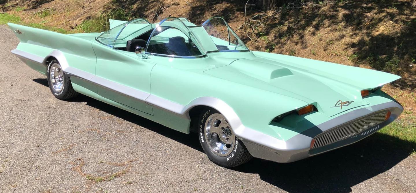 C4 Based,1955 Futura/Batmobile Replica From Batrodz Garage Hits Ebay