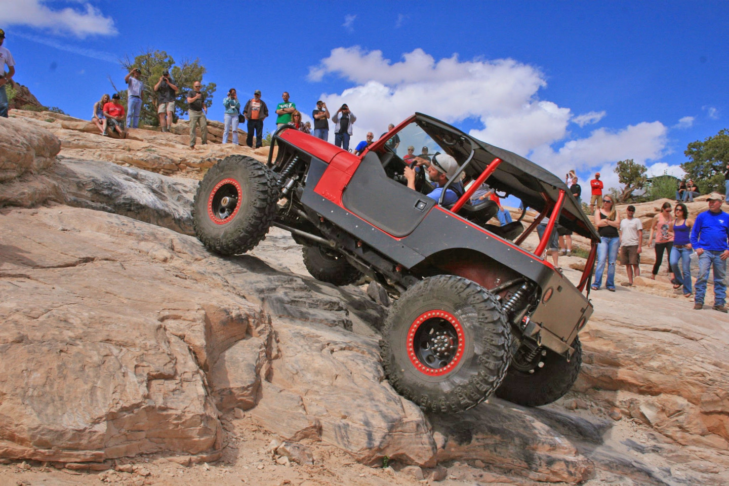 Moab Utah red rock Jeeping