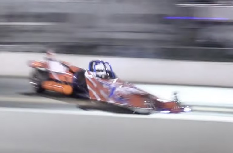 VIDEO: Jet Dragster Spins A Complete 360 At Nearly 200 MPH!