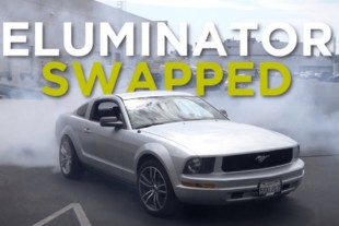 AEM Shocks This S197 With An Eluminator Electric Crate Motor Swap