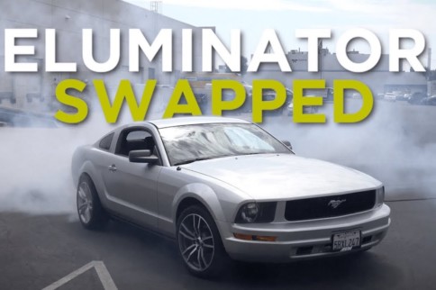 AEM Shocks This S197 With An Eluminator Electric Crate Motor Swap