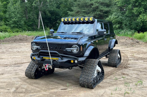Ford Bronco On Tracks Steals Spotlight At Bronco Takeover