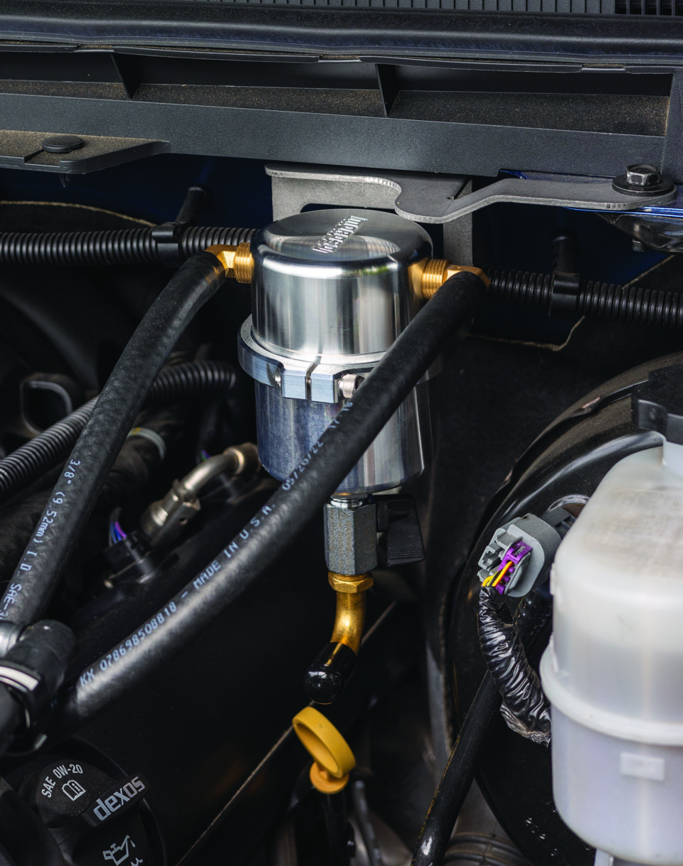 Moroso GM Truck Oil Separator