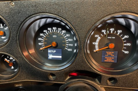 Project El Diablo Gets New Dakota Digital RTX Retro Gauges