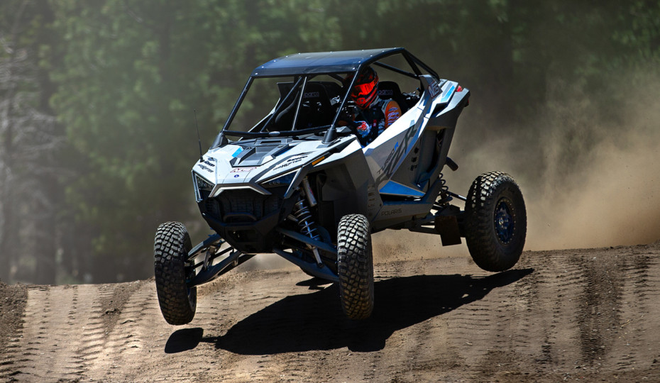 RJ Anderson Rips A Polaris Turbo R At Mammoth Motocross Track