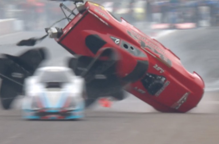 Video: Doug Gordon Walks Away From Violent Brainerd Crash