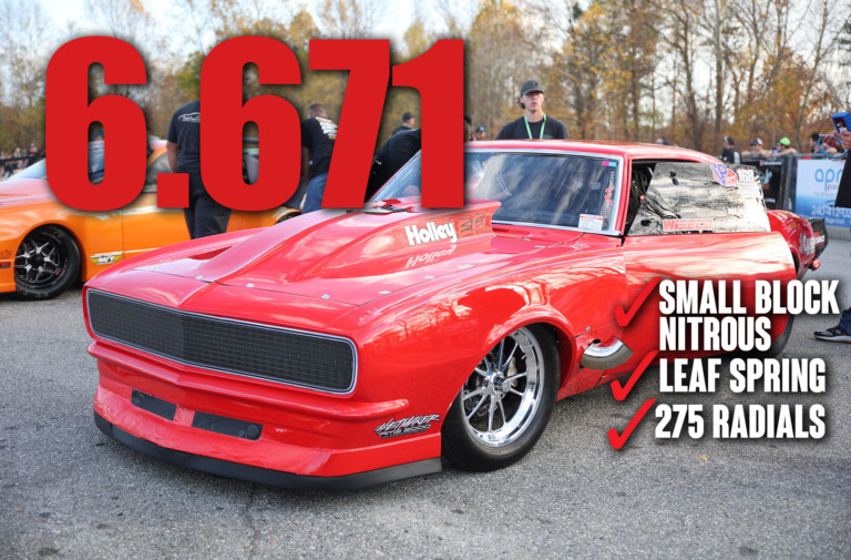 Ron Rhodes Smashes SBNOS X275 1/4-Mile Record