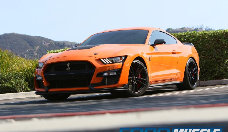Our Code Orange GT500 Crosses The Ford Muscle Finish Line