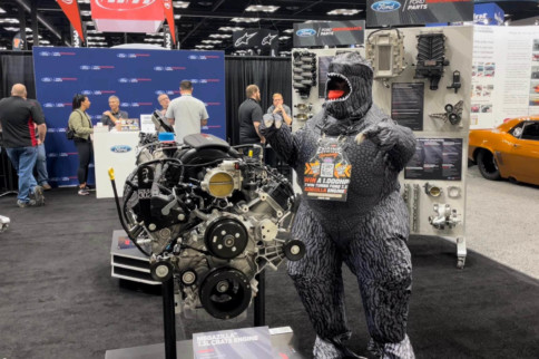 Godzilla Tours The Ford Performance Booth