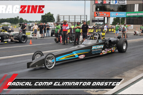 This Comp Eliminator Dragster Runs 7s With A Trailblazer Engine!
