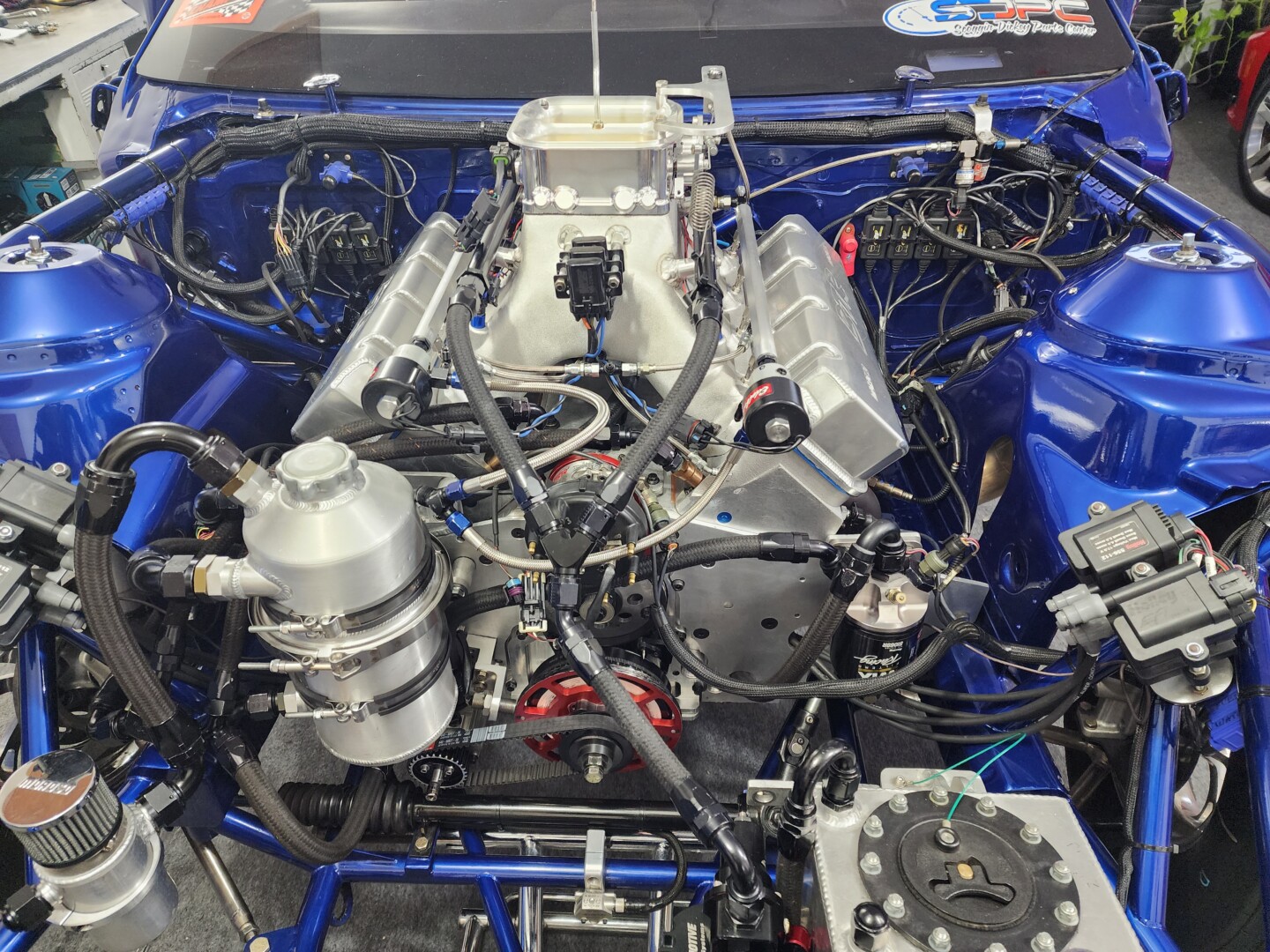 BTR Performance Camaro Holley EFI Carb-Delete LS Motor