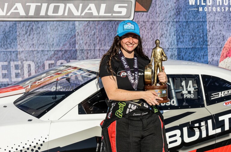 Camrie Caruso Scores First Career NHRA Pro Stock Victory