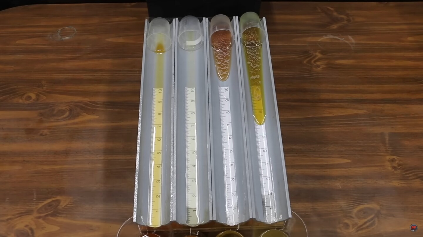 Stop Leak Test Viscosity Slide