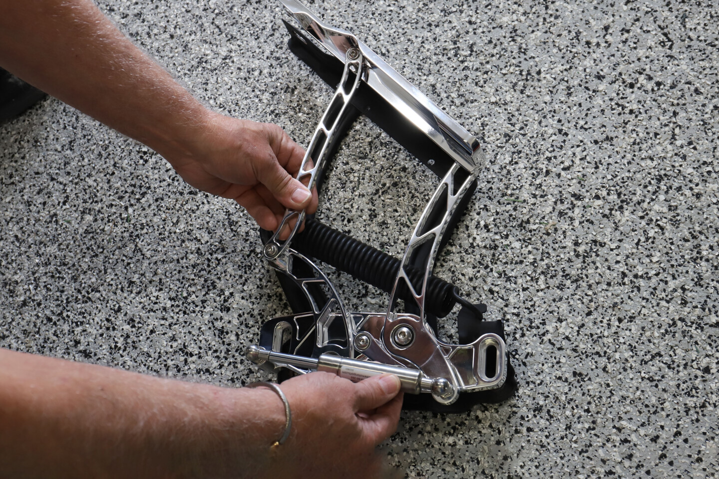 billet hood hinges