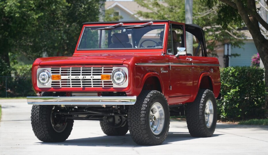 Coyote-Powered Restomod Bronco Brings Big Bucks At Auction
