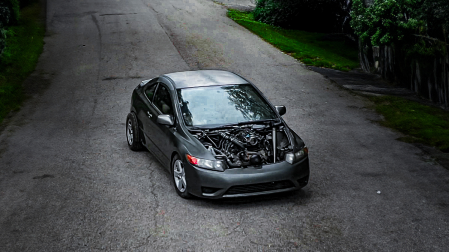 LS-swapped Civic