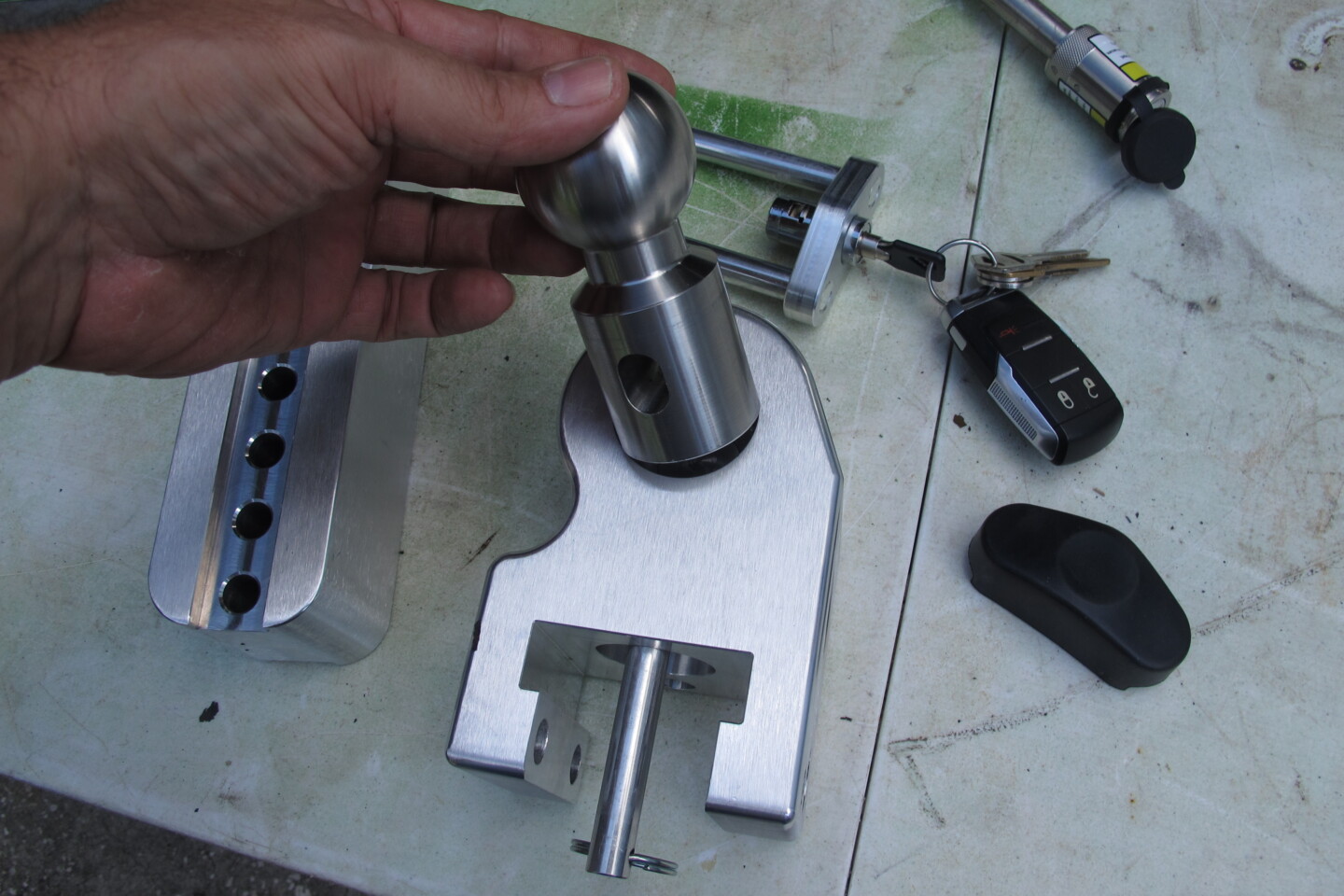 aluminum drop hitch