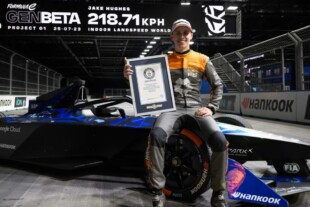 Formula E Car Sets New World Indoor Speed Record