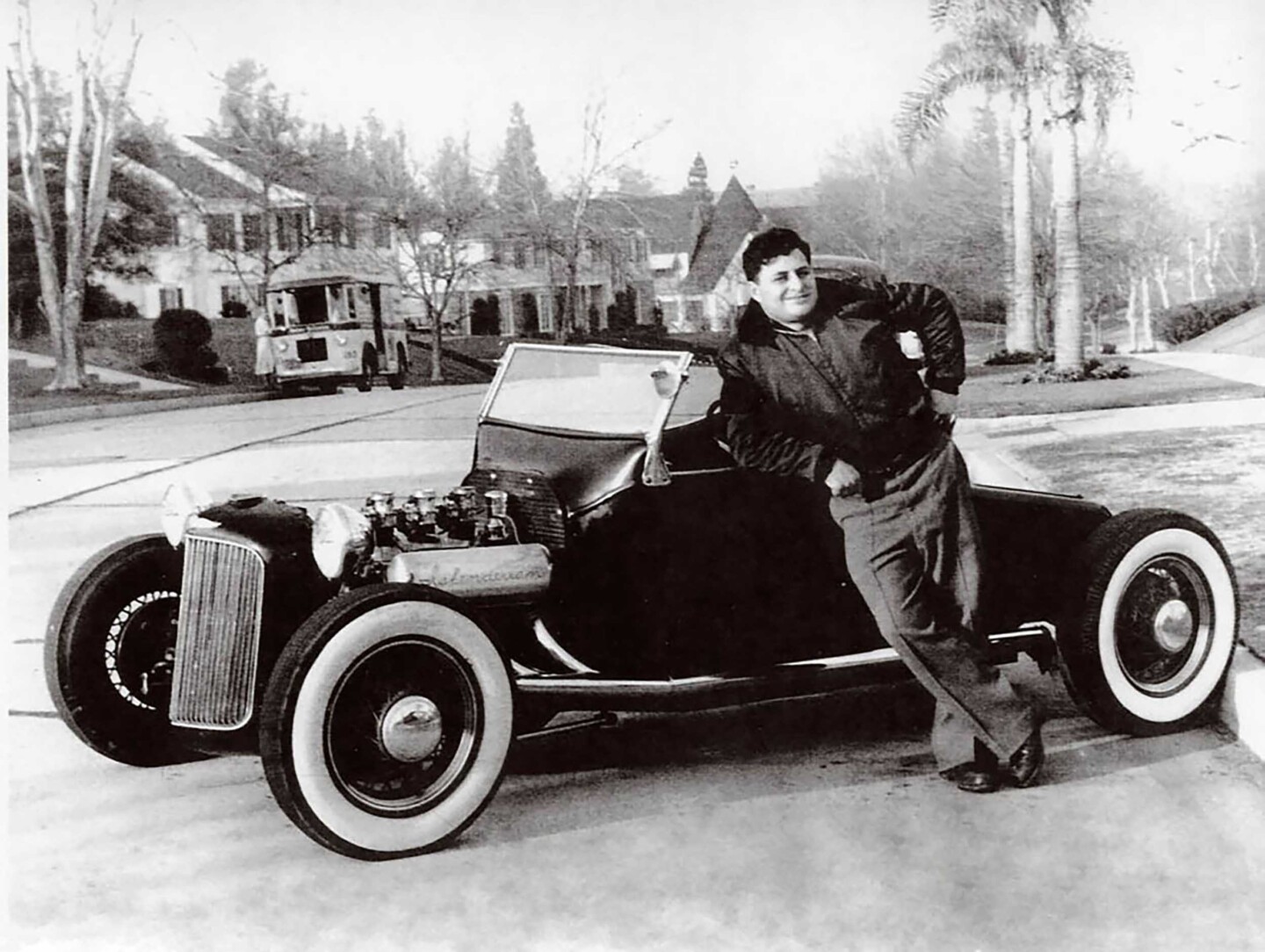 Ed Iskenderian and his Model T