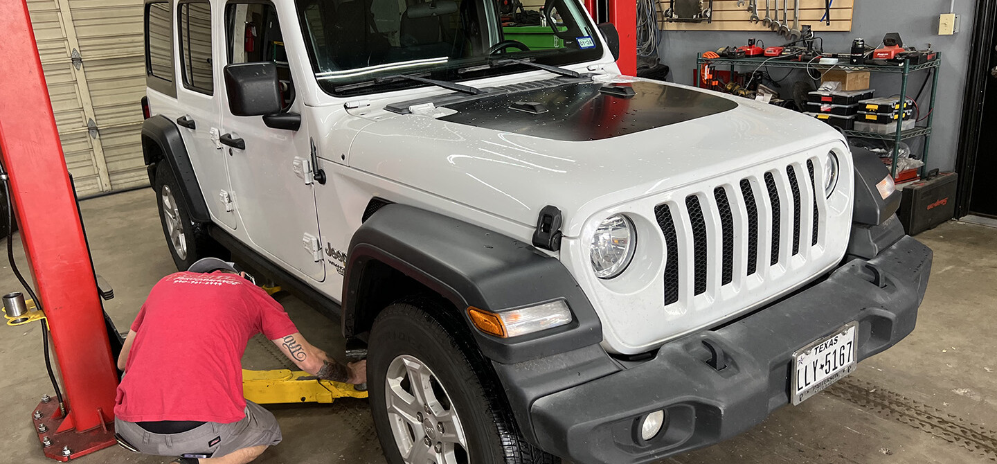 Off Road Xtreme BOV Jeep Prepares For Impossible Terrain with Maxtrac Suspension, Mickey Thompson Tires, and Black. Rhino Wheels.