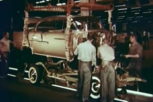 GM's 50 Millionth Vehicle Lives Again In This Gold '55 Chevy Tribute
