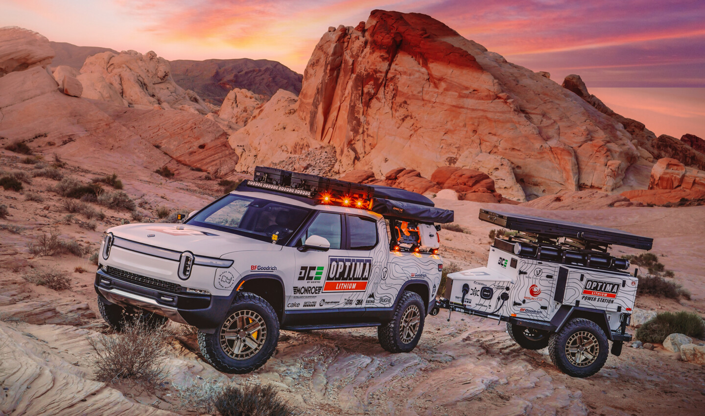 OPTIMA Power Stations: Off-Grid EV Charging For A Pair Of Rivians