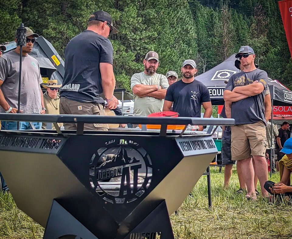 Oregon AT teaching a class at the NW Overland Rally in Plain, Washington.