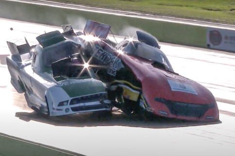 Video: Dale Creasy, Dave Richards Unhurt In High-Speed Collision